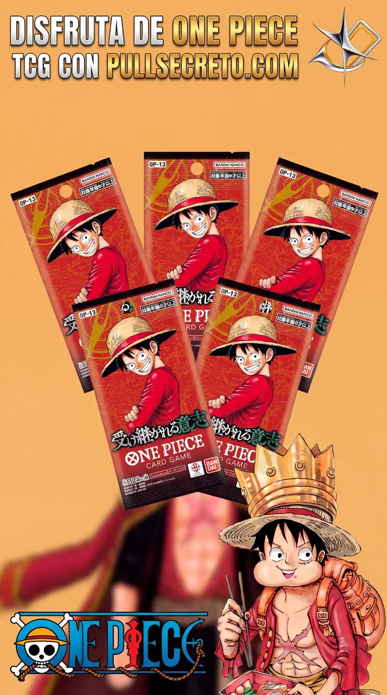 Disfruta de One Piece TCG con Pullsecreto y descubre OP-13